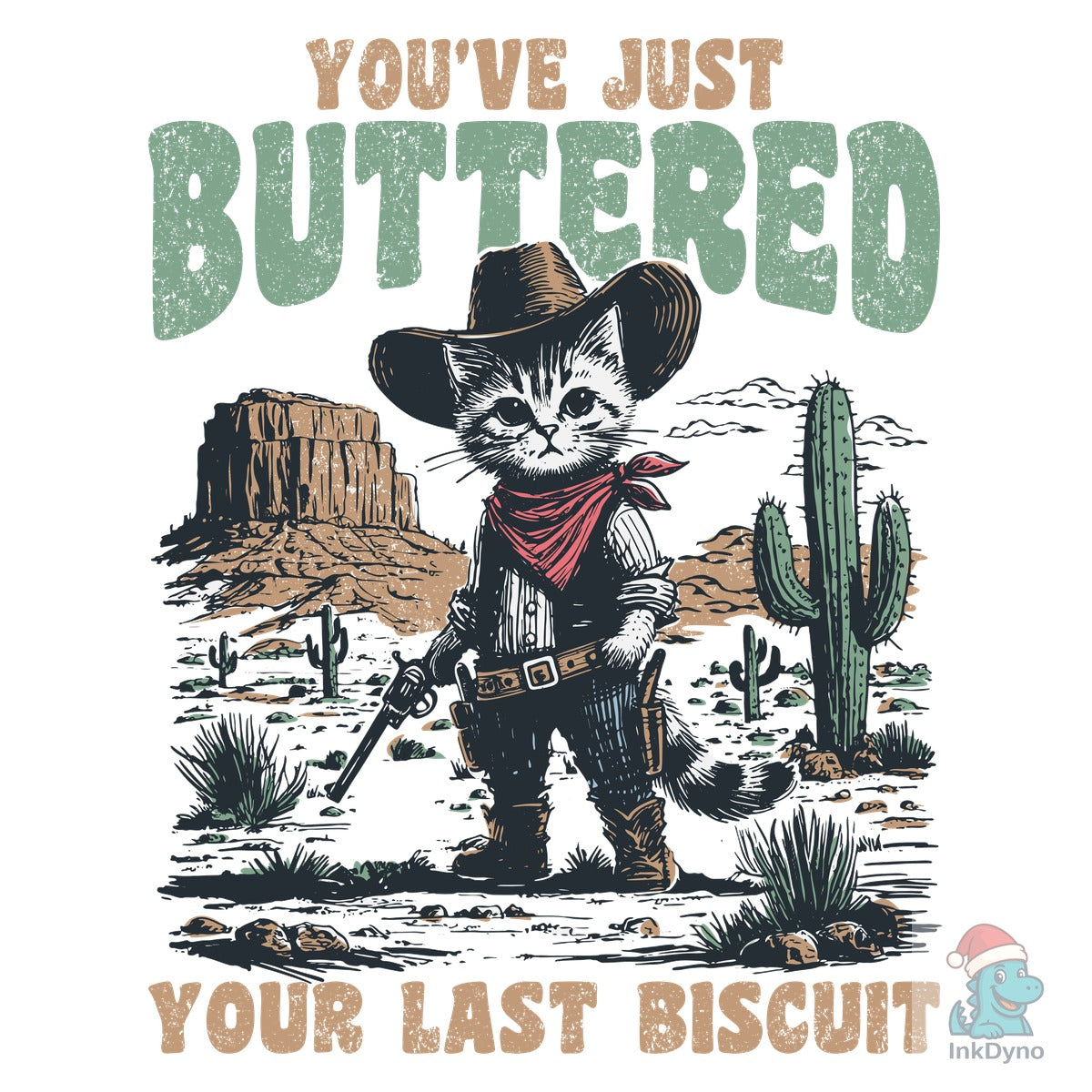 Retro Cowboy Cat Shirt