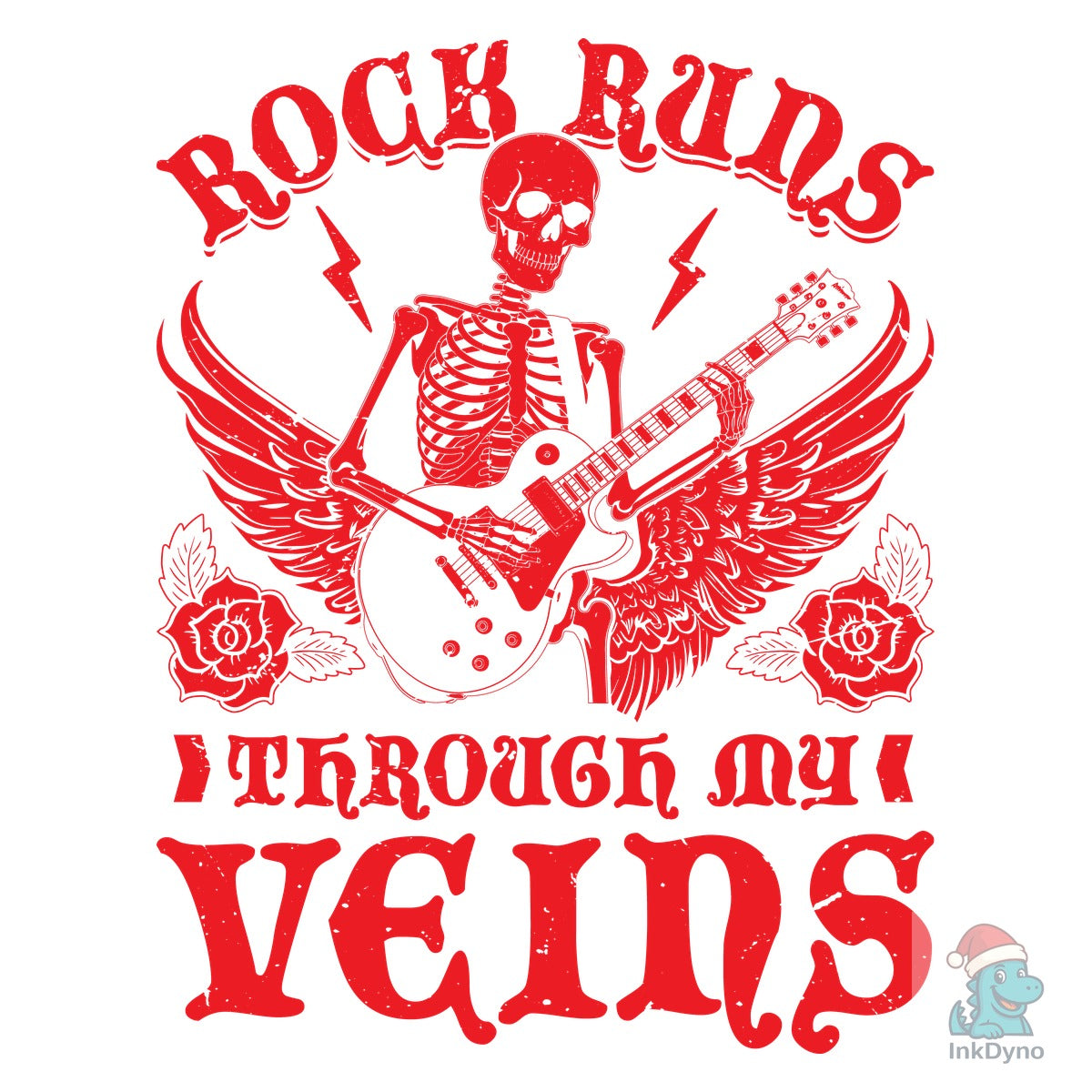Rock Runs Through My Veins Design