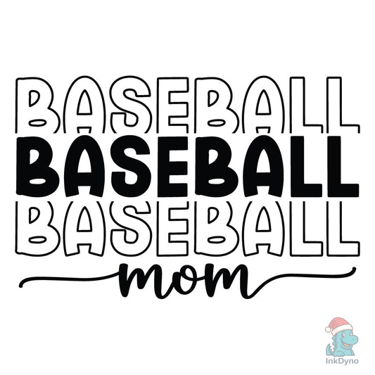 Baseball Mom Baseball Mom - DTF Transfer