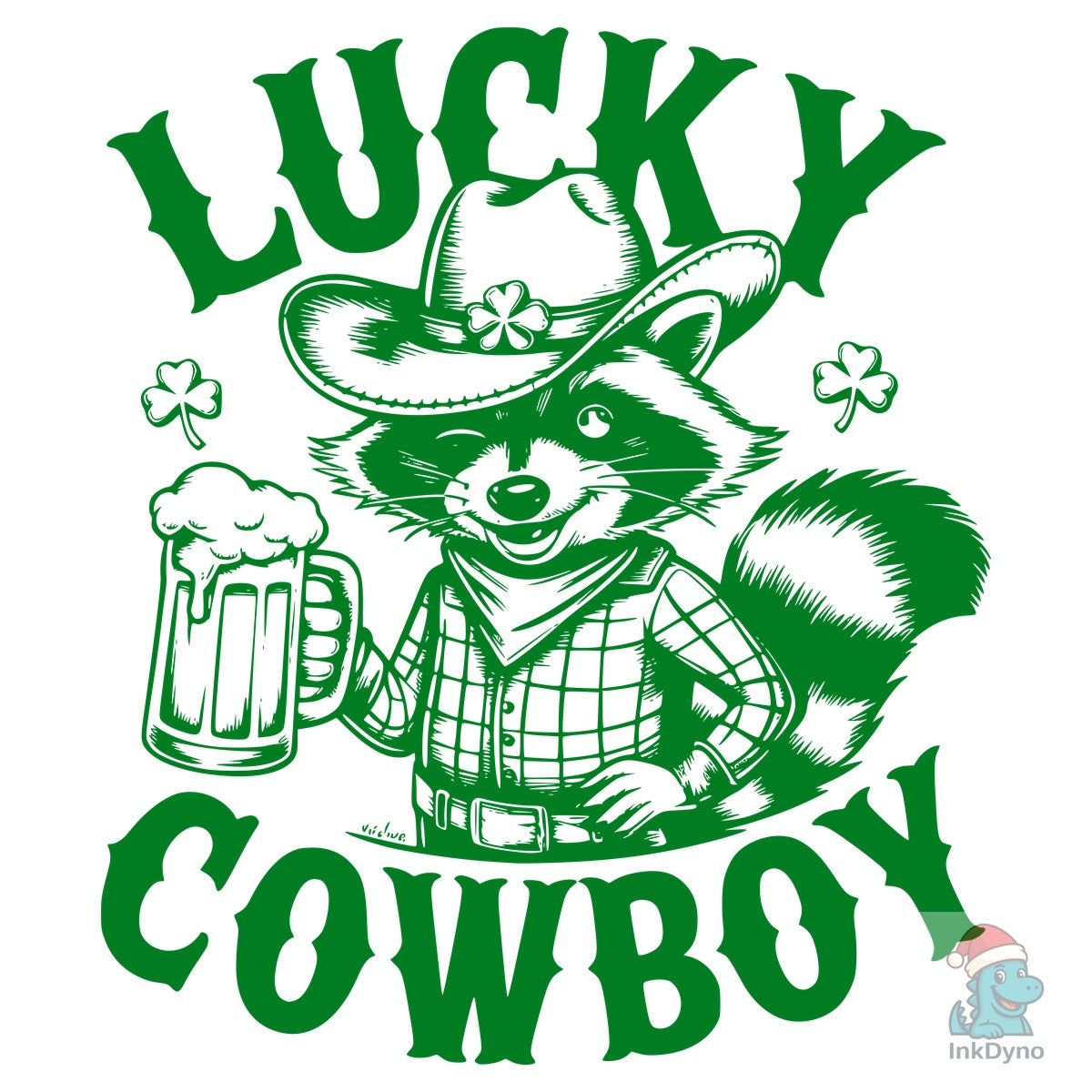Lucky Cowboy Funny St Patrick's Day