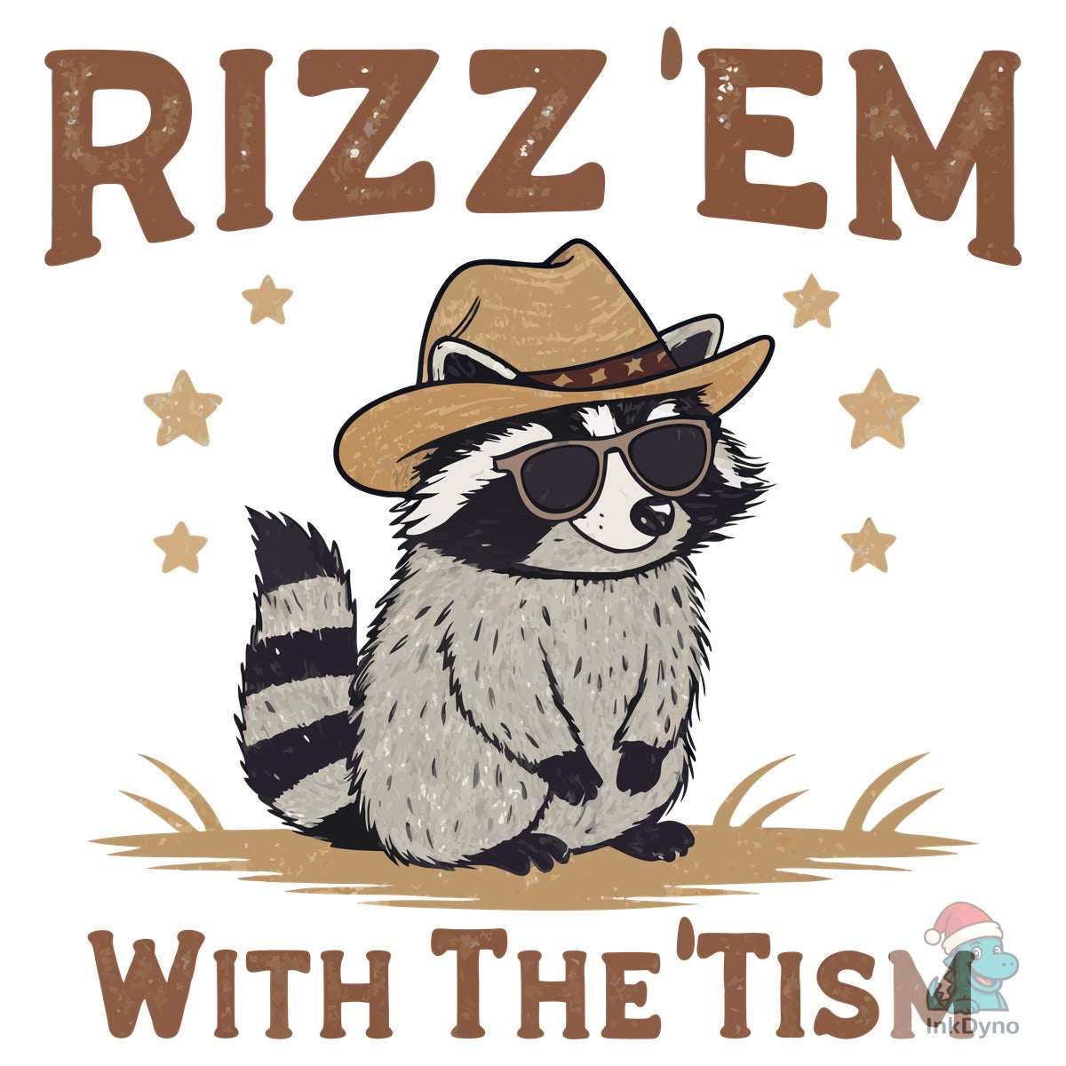 Raccoon Funny Raccoon Rizz Em