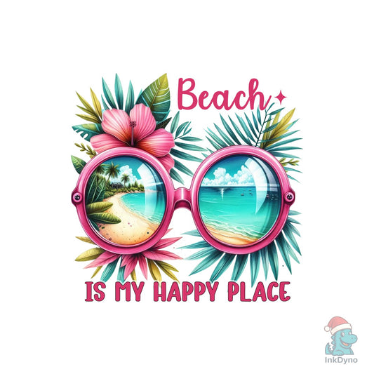 Beach is My Happy Place Summer - DTF Transfer