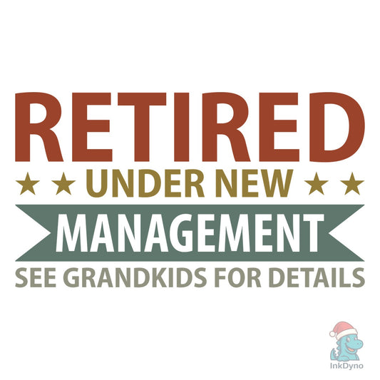Mens Fathers Day Retired Grandpa Shirts - DTF Transfer