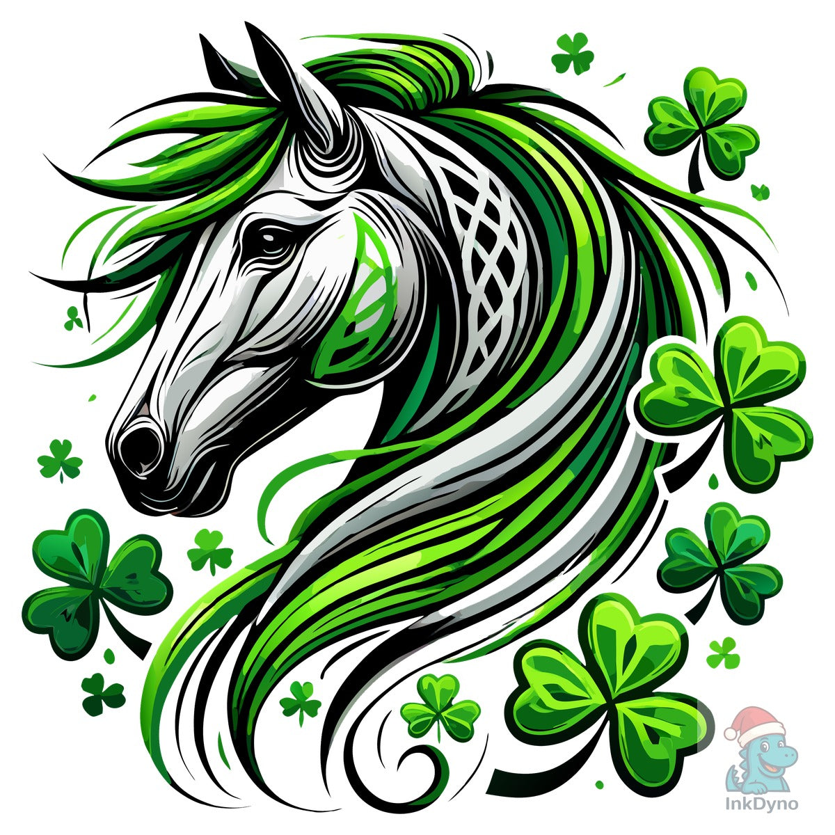 St Patrick's Day Horse Lucky