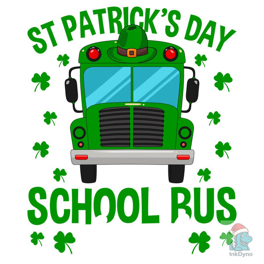 St Patrick's Day School Bus Squad School - DTF Transfer