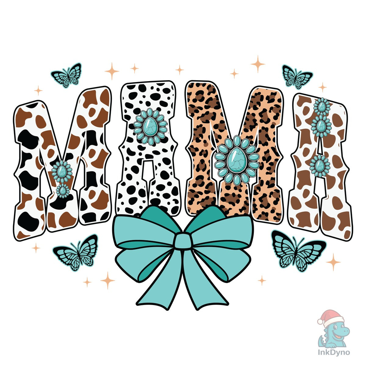 Western Mama Blue Coquette