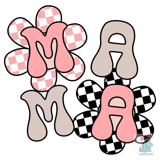 Checker Mama Checkered Mom - DTF Transfer