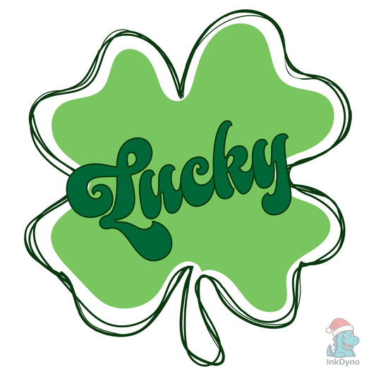 Lucky St Patrick's Day Clover - DTF Transfer