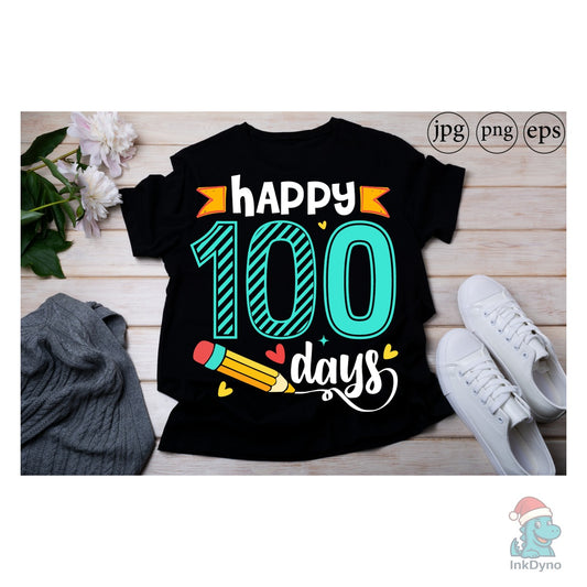 100 Days of School Shirt - DTF Transfer