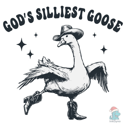 God's Silliest Cowboy Goose Dancing Shir - DTF Transfer