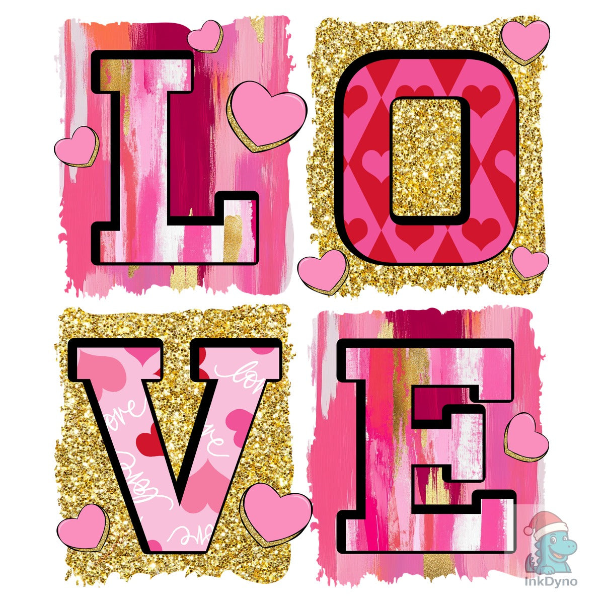 Pink Valentines Day Love Coquette