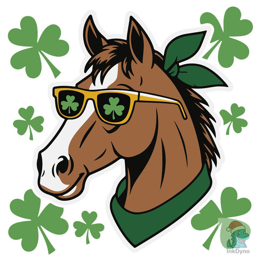 St Patrick's Day Horse Irish Day - DTF Transfer