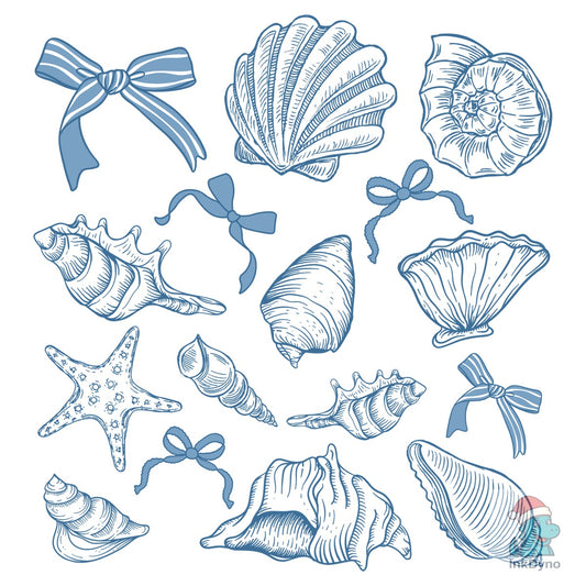 Coquette Seashell Retro Summer - DTF Transfer