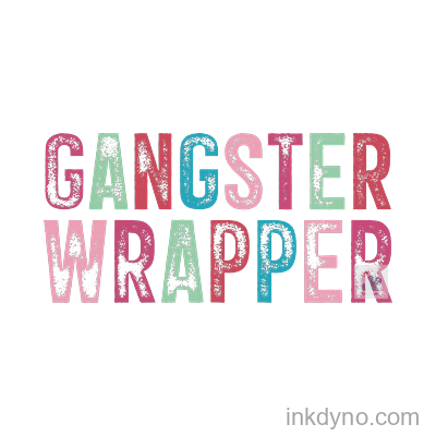 Gangster Wrapper Holiday Humor Transfer Design — DTF Transfer