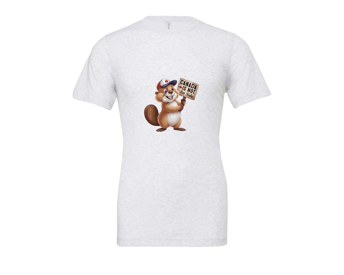 brand:Bella Canvas|color:Ash Grey|Canada Is Not For Sale Maple Leaf 2 Graphic T-Shirt