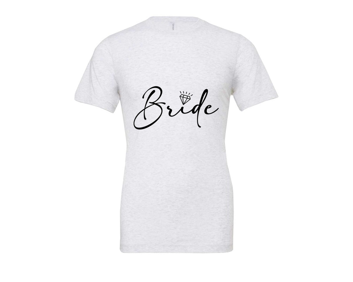 brand:Bella Canvas|color:Ash Grey|Bride Wedding Bridal Party 2 Graphic T-Shirt