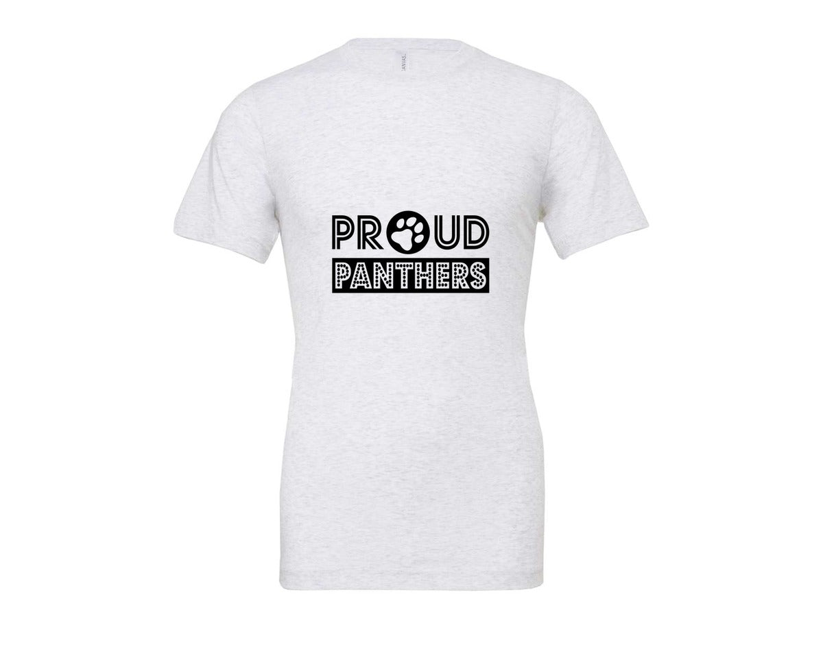brand:Bella Canvas|color:Ash Grey|Panthers 4 In 1 Pack Graphic T-Shirt