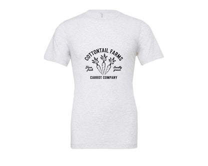 brand:Bella Canvas|color:Ash Grey|Cottontail Farms Carrot Company Graphic T-Shirt