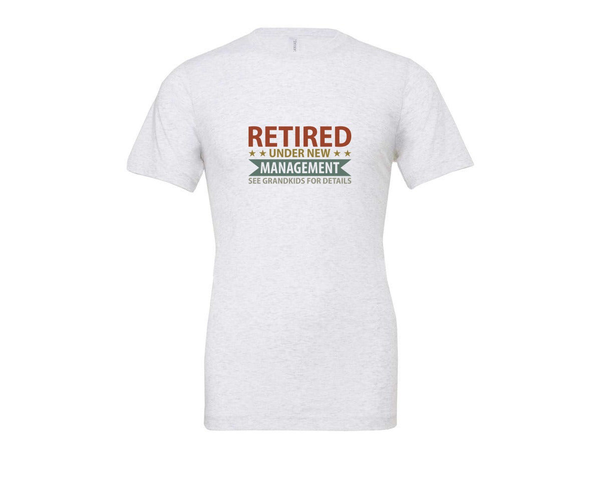 brand:Bella Canvas|color:Ash Grey|Mens Fathers Day Retired Grandpa Shirts Graphic T-Shirt