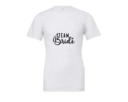 brand:Bella Canvas|color:Ash Grey|Team Bride Bride Graphic T-Shirt
