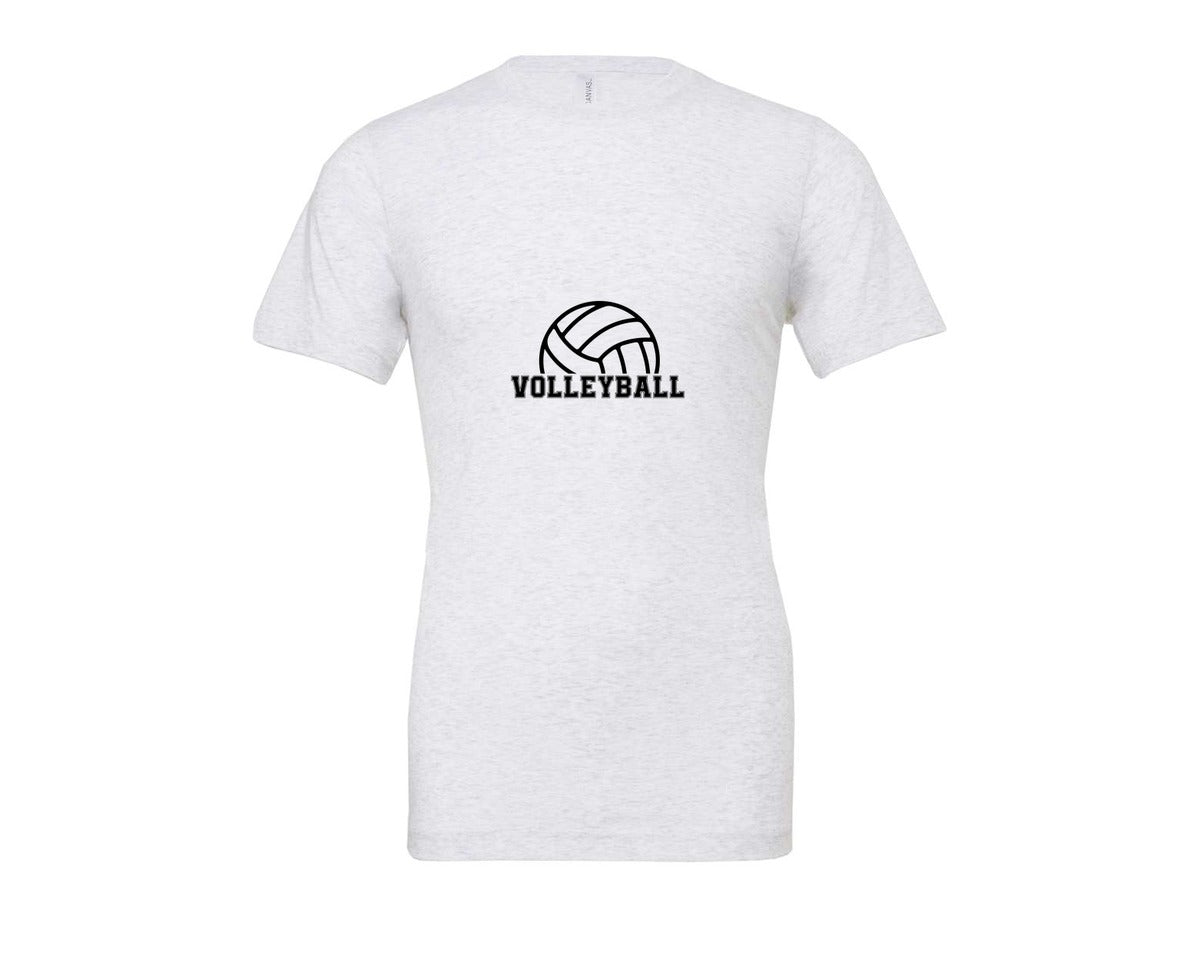 brand:Bella Canvas|color:Ash Grey|Volleyball 15 Graphic T-Shirt
