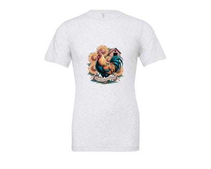 brand:Bella Canvas|color:Ash Grey|Just A Girl Who Loves Chickens 10 Graphic T-Shirt