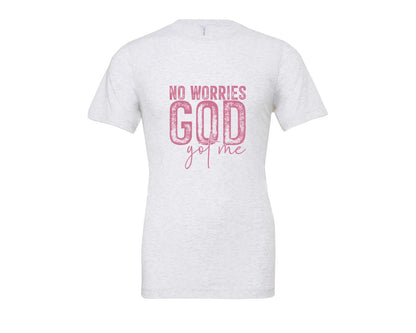 brand:Bella Canvas|color:Ash Grey|Unafraidgod Got Me Christian Q Graphic T-Shirt