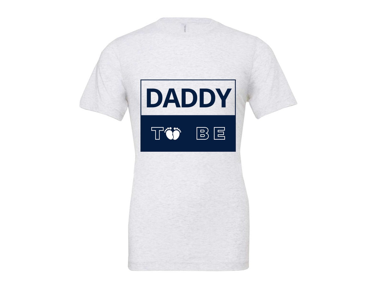 brand:Bella Canvas|color:Ash Grey|Daddy To Be Pregnancy Announcement 2 Graphic T-Shirt