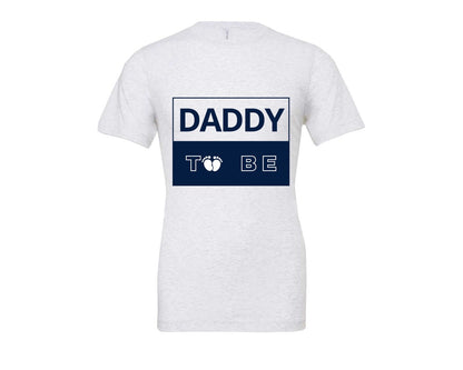 brand:Bella Canvas|color:Ash Grey|Daddy To Be Pregnancy Announcement 2 Graphic T-Shirt