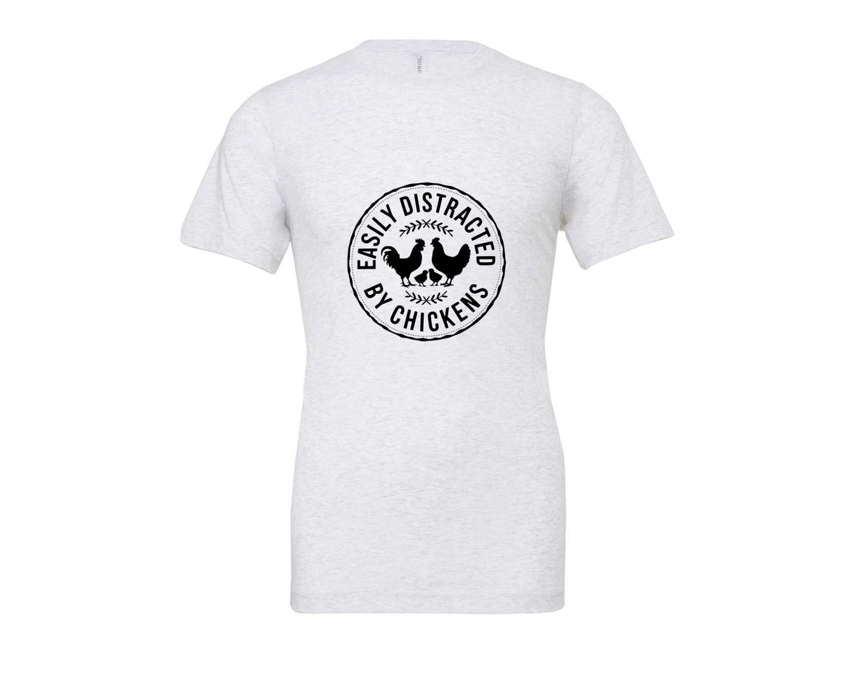 brand:Bella Canvas|color:Ash Grey|Dont Ruffle My Feathers T Shirt Design 2 Graphic T-Shirt