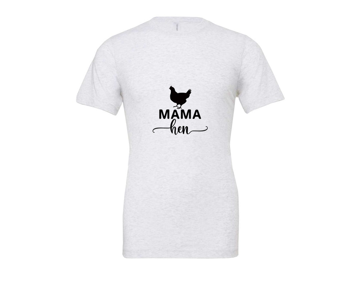 brand:Bella Canvas|color:Ash Grey|Mama Hen 82 Graphic T-Shirt