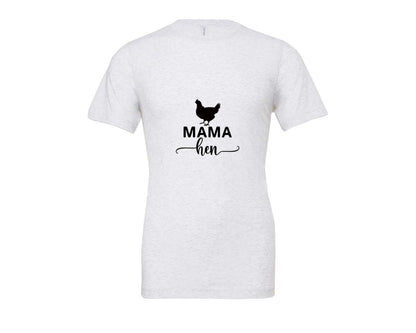 brand:Bella Canvas|color:Ash Grey|Mama Hen 82 Graphic T-Shirt