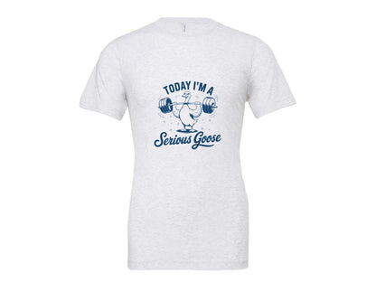 brand:Bella Canvas|color:Ash Grey|Today Im A Serious Goose Bird T Shirt S Graphic T-Shirt