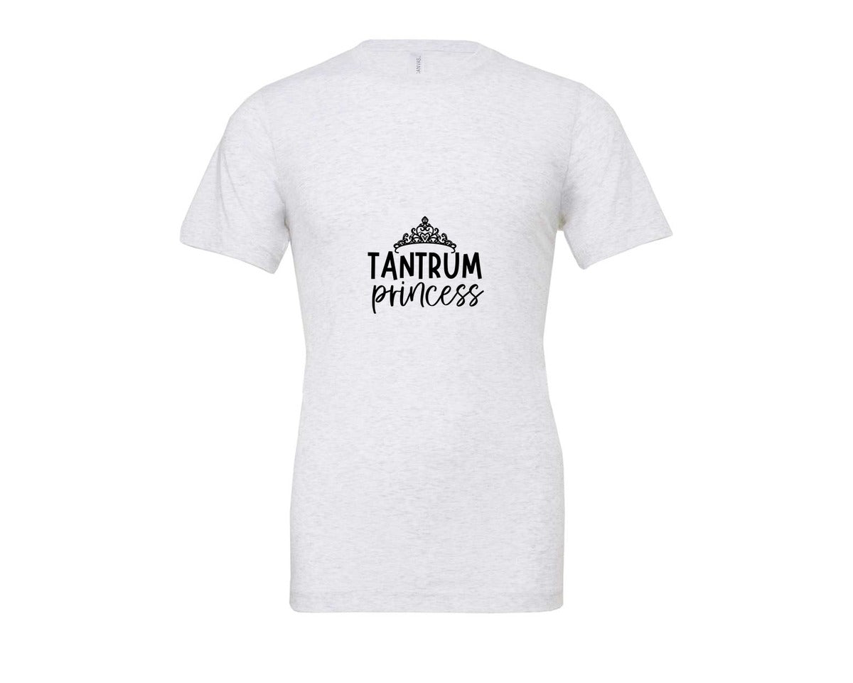 brand:Bella Canvas|color:Ash Grey|Tantrum Princess Graphic T-Shirt