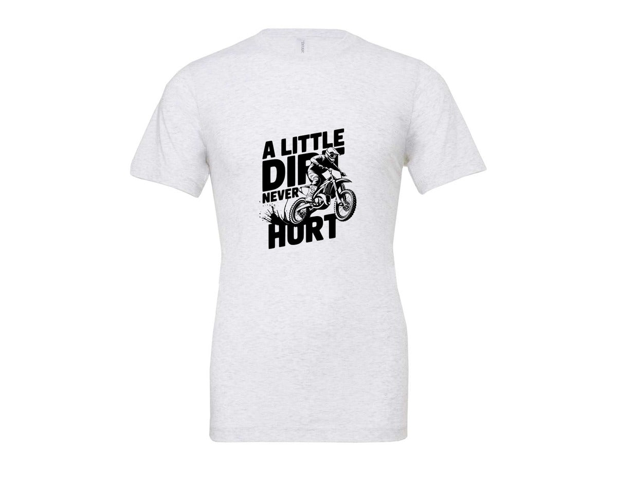 brand:Bella Canvas|color:Ash Grey|A Little Dirt Never Hurt T Shirt Des Graphic T-Shirt