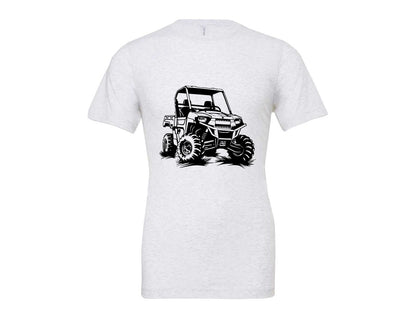 brand:Bella Canvas|color:Ash Grey|Atv Atv Riding Graphic T-Shirt