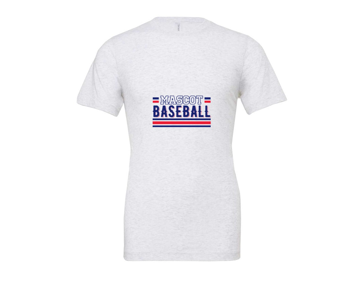 brand:Bella Canvas|color:Ash Grey|Baseball Team Baseball Mom 2 Graphic T-Shirt
