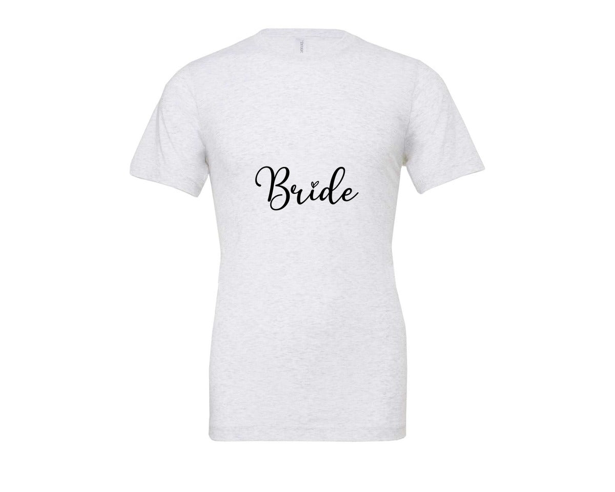 brand:Bella Canvas|color:Ash Grey|Bride Wedding 2 Graphic T-Shirt