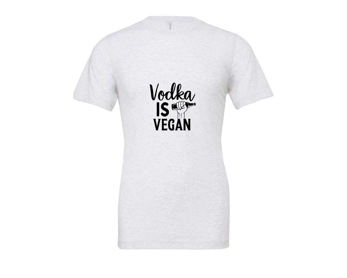 brand:Bella Canvas|color:Ash Grey|Vodka Is Vegan 5 Graphic T-Shirt
