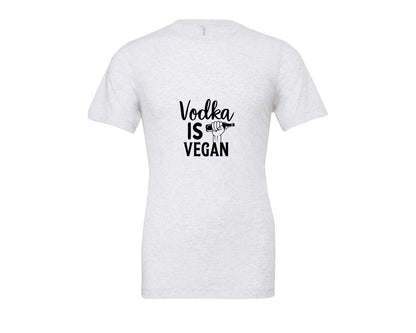 brand:Bella Canvas|color:Ash Grey|Vodka Is Vegan 5 Graphic T-Shirt