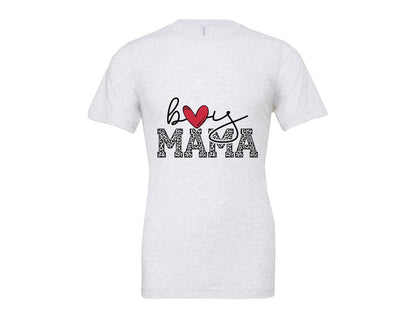 brand:Bella Canvas|color:Ash Grey|Boy Mama Mama Boy 2 Graphic T-Shirt