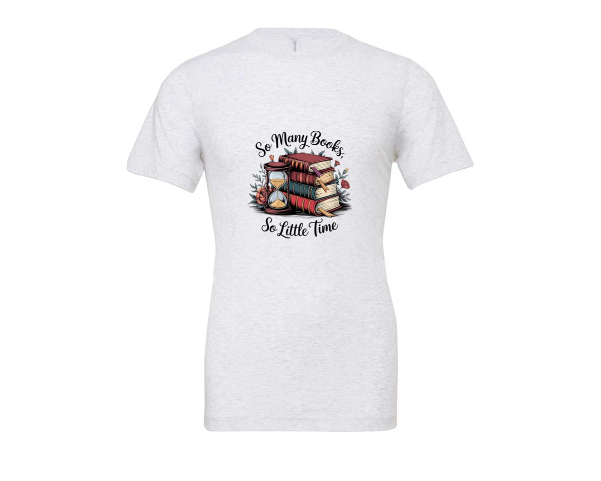 brand:Bella Canvas|color:Ash Grey|Reading Book 8 Graphic T-Shirt