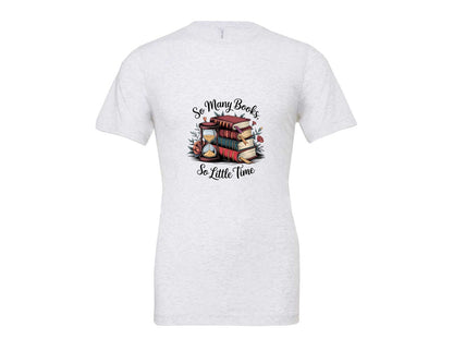 brand:Bella Canvas|color:Ash Grey|Reading Book 8 Graphic T-Shirt