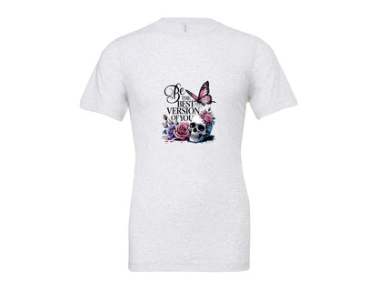 brand:Bella Canvas|color:Ash Grey|Be The Best Version Of You Self Love 2 Graphic T-Shirt