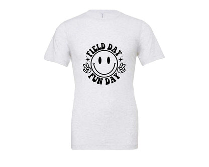 brand:Bella Canvas|color:Ash Grey|Field Day Fun Day Field Day Graphic T-Shirt