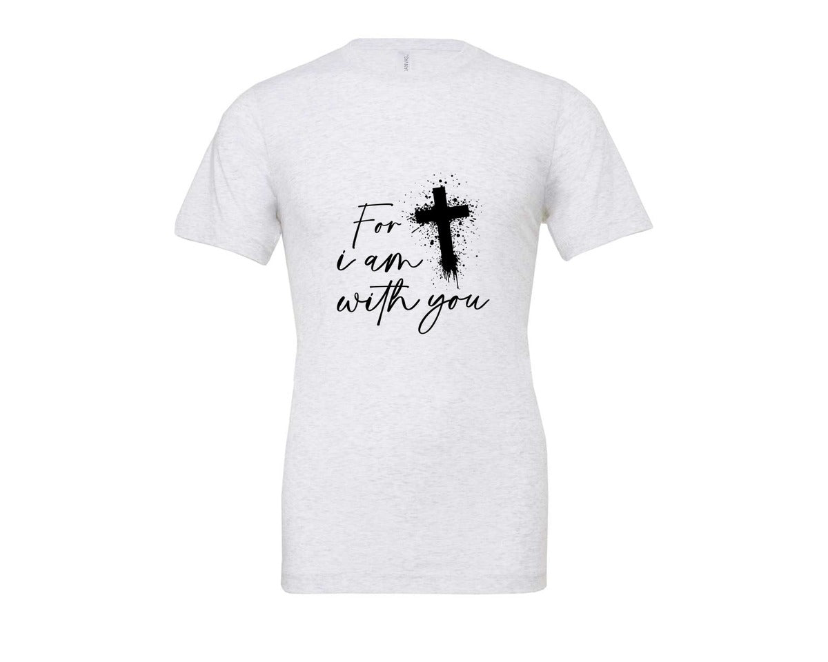 brand:Bella Canvas|color:Ash Grey|Fear Not Christianity Bible Graphic T-Shirt