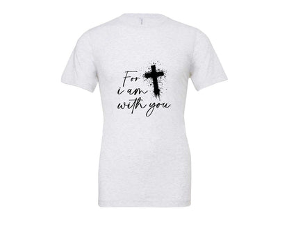 brand:Bella Canvas|color:Ash Grey|Fear Not Christianity Bible Graphic T-Shirt