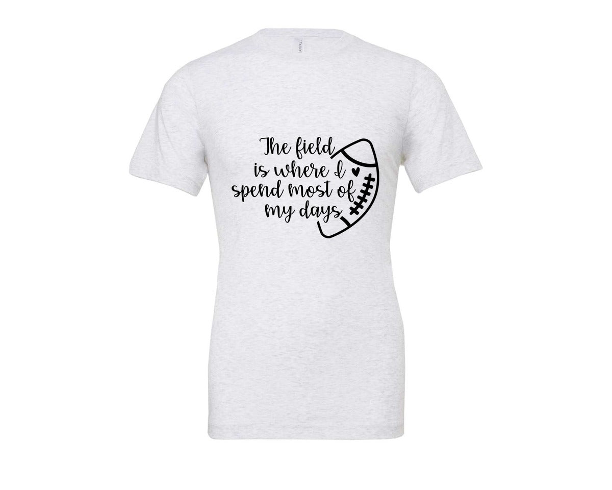 brand:Bella Canvas|color:Ash Grey|Football Mom 103 Graphic T-Shirt