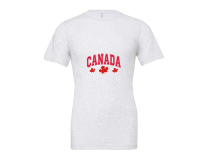 brand:Bella Canvas|color:Ash Grey|Canada Maple Leaf Canada Graphic T-Shirt