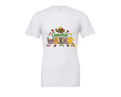 brand:Bella Canvas|color:Ash Grey|Cinco De Mayo Coochie Waxer Mexico Graphic T-Shirt